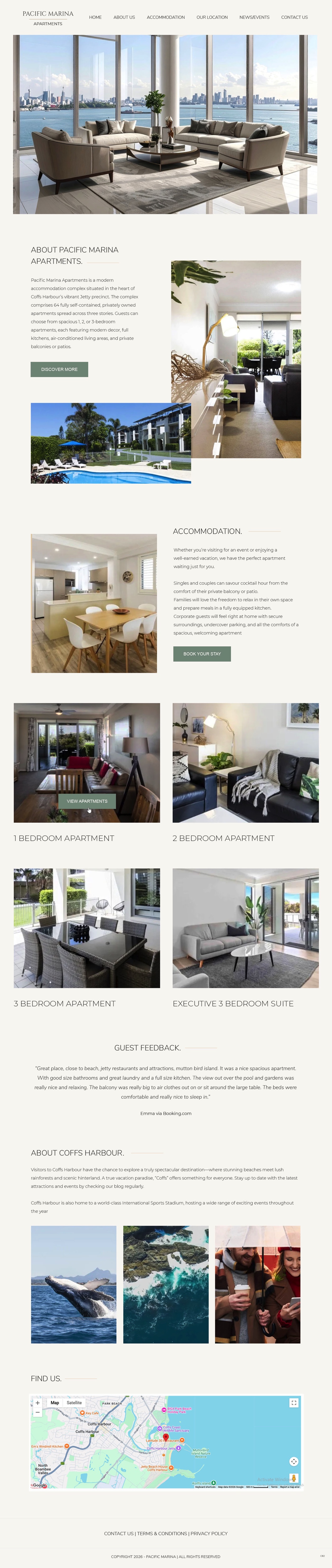 Web-Design von pb für Pacific Marina Apartments | Design #37352313