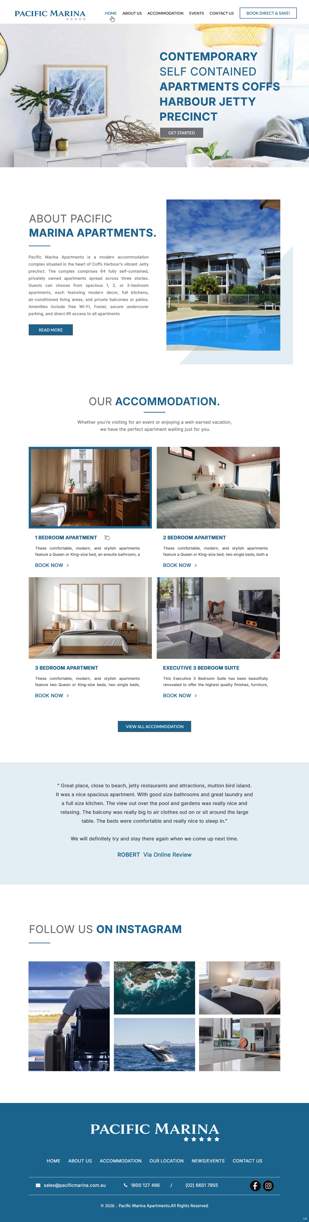 Web-Design von pb für Pacific Marina Apartments | Design #37352314