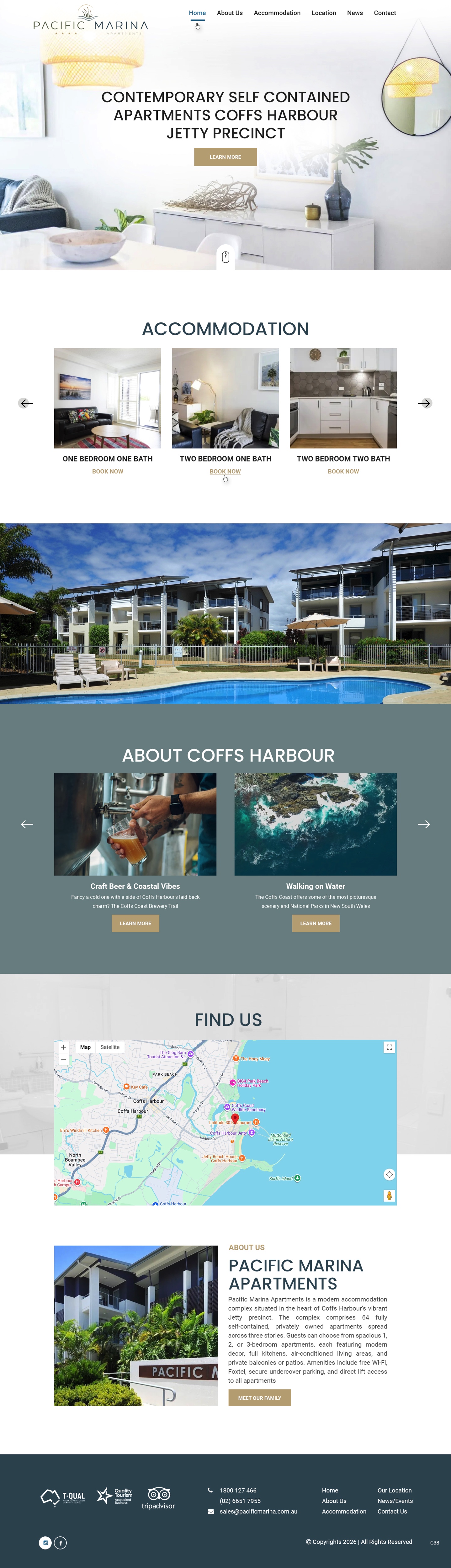 Web-Design von pb für Pacific Marina Apartments | Design #37352315