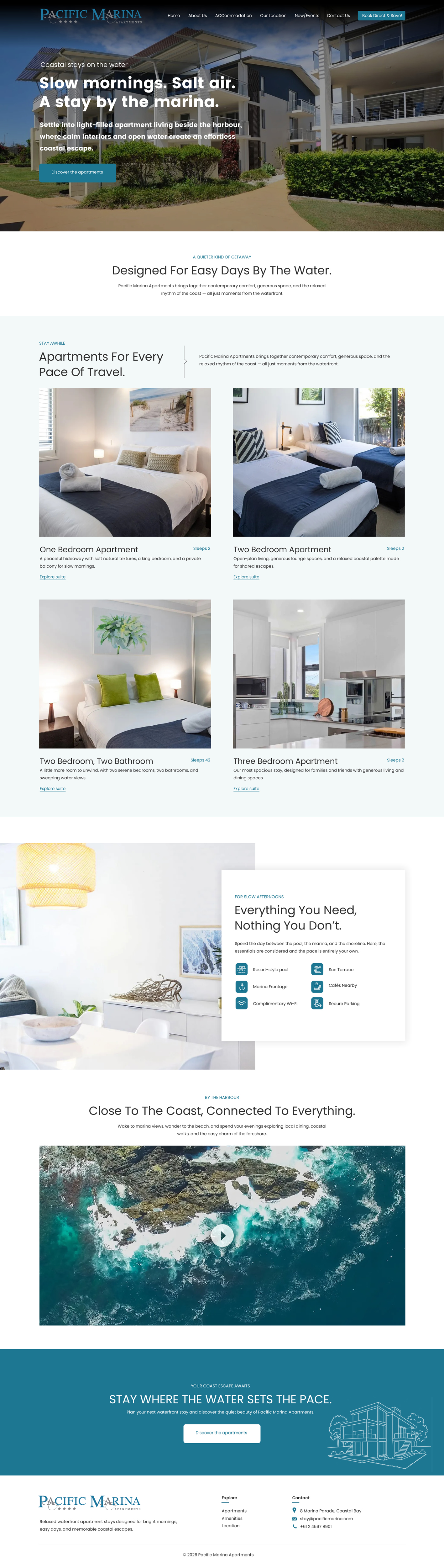 Web-Design von Sbss für Pacific Marina Apartments | Design #37348114