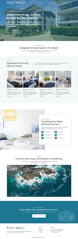 Web-Design von Sbss für Pacific Marina Apartments | Design: #37348115