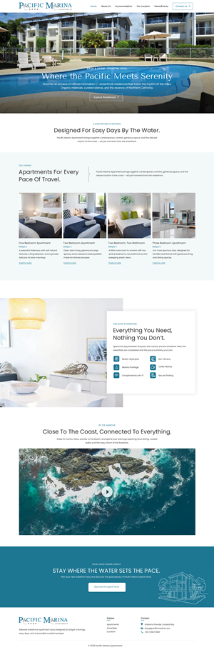 Web-Design von Sbss für Pacific Marina Apartments | Design: #37348717