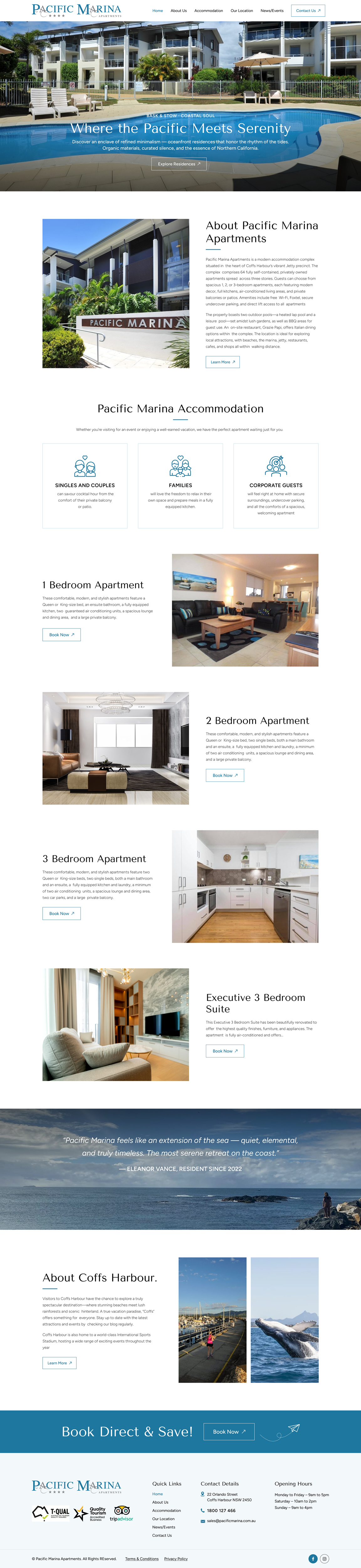 Web-Design von Sbss für Pacific Marina Apartments | Design #37348720