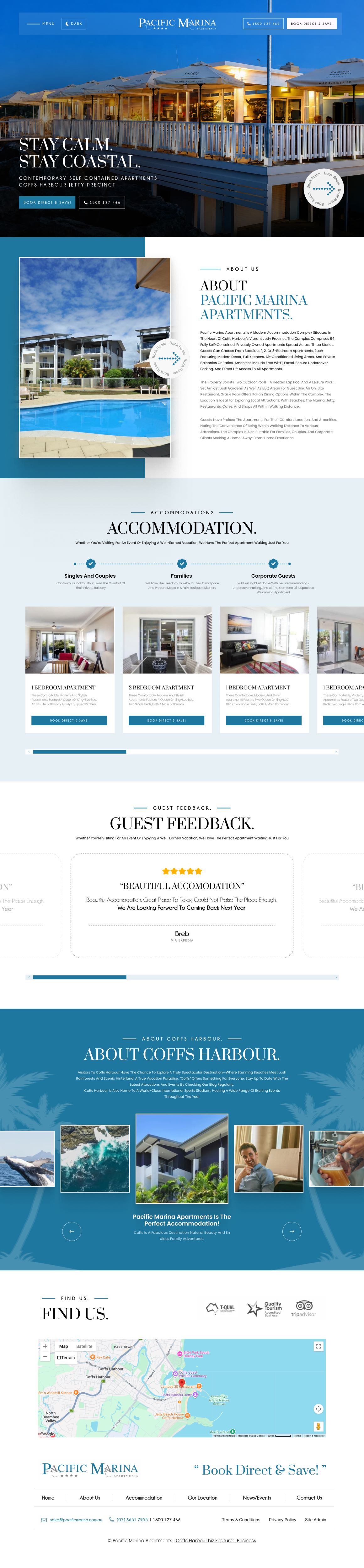 Web-Design von victipedia für Pacific Marina Apartments | Design #37358332