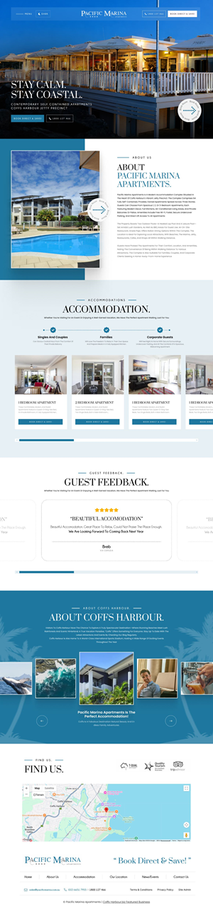 Web-Design von victipedia für Pacific Marina Apartments | Design: #37358332