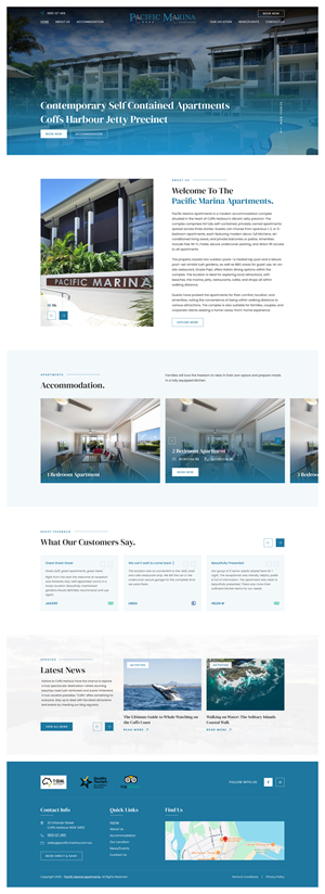 Web-Design von Ved Web Services für Pacific Marina Apartments | Design #37348432