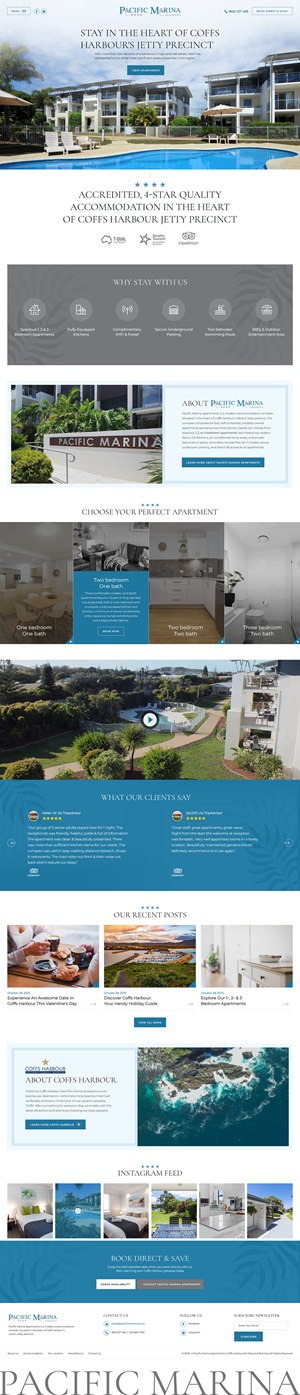 Web-Design von creative.bugs für Pacific Marina Apartments | Design: #37357394