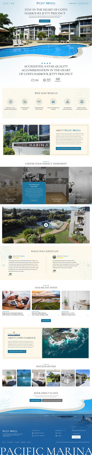 Web-Design von creative.bugs für Pacific Marina Apartments | Design: #37360317