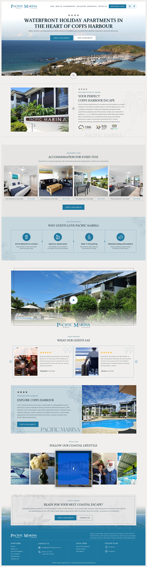 Web-Design von creative.bugs für Pacific Marina Apartments | Design: #37361792