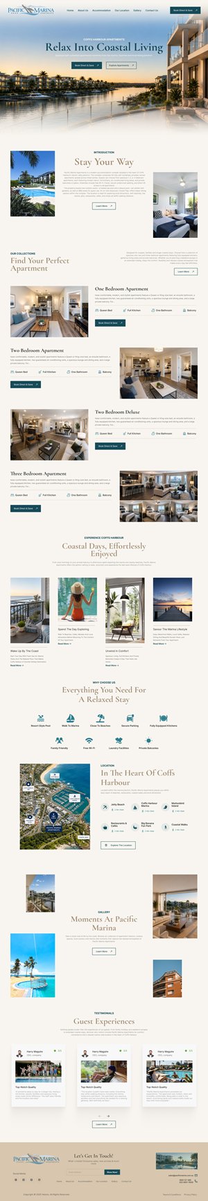 Web-Design von Dream Logo Design für Pacific Marina Apartments | Design: #37344412