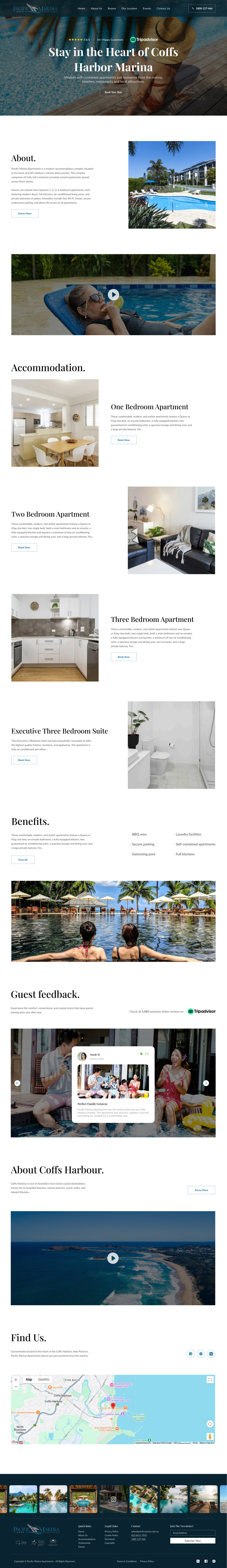 Web-Design von Dream Logo Design für Pacific Marina Apartments | Design #37344414