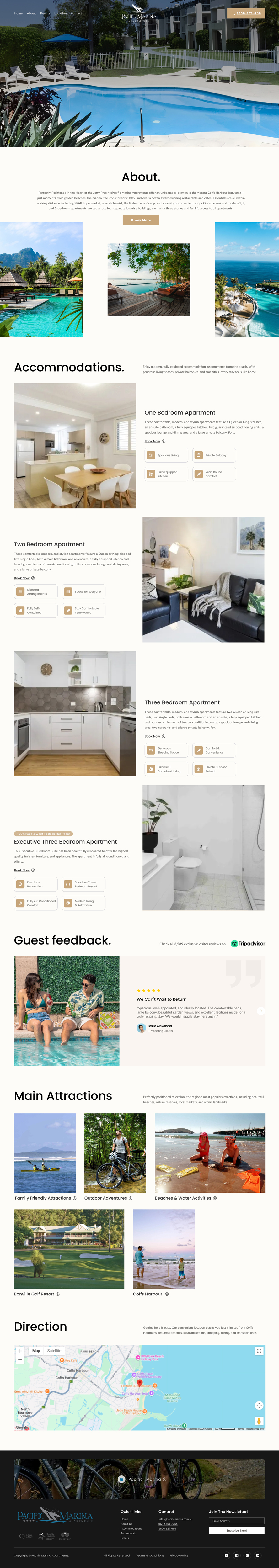 Web-Design von Dream Logo Design für Pacific Marina Apartments | Design #37350981