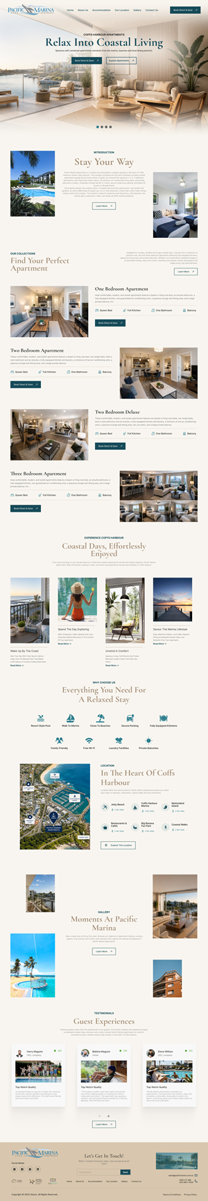 Web-Design von Dream Logo Design für Pacific Marina Apartments | Design: #37357951