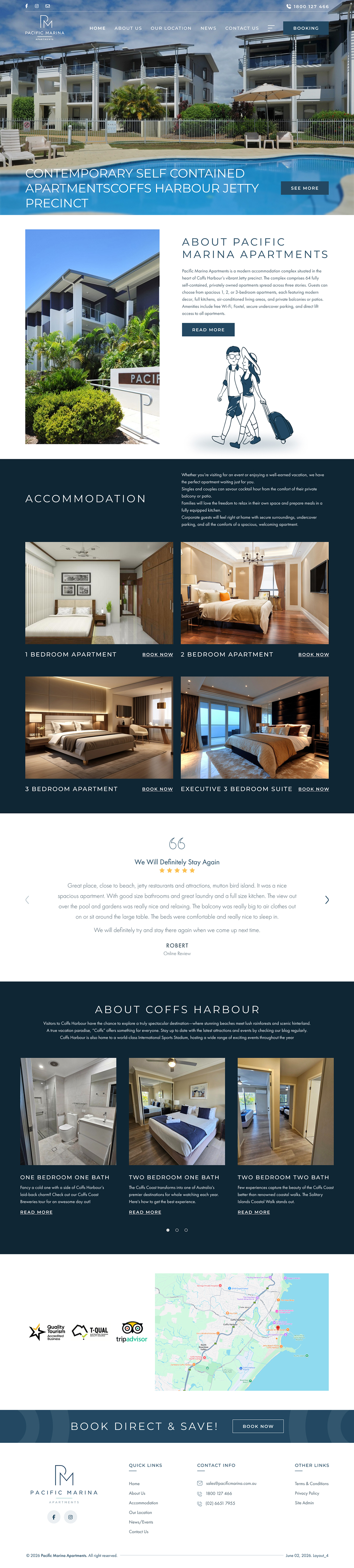 Web-Design von sai.designer87 für Pacific Marina Apartments | Design #37345460