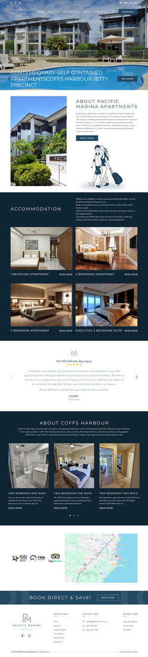Web-Design von sai.designer87 für Pacific Marina Apartments | Design #37345460