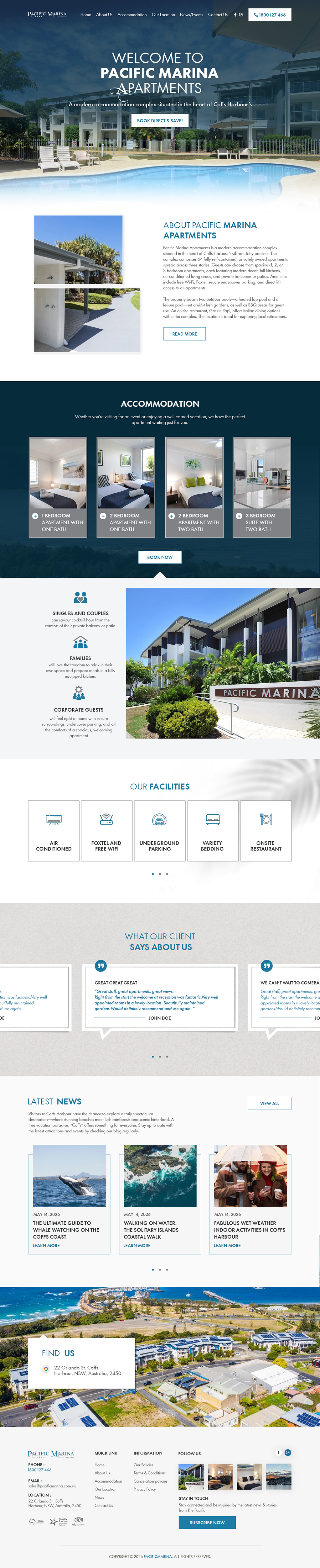Web-Design von sai.designer87 für Pacific Marina Apartments | Design #37348884