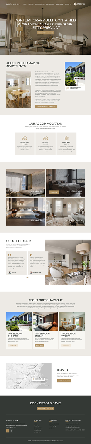 Web-Design von sai.designer87 für Pacific Marina Apartments | Design: #37348890