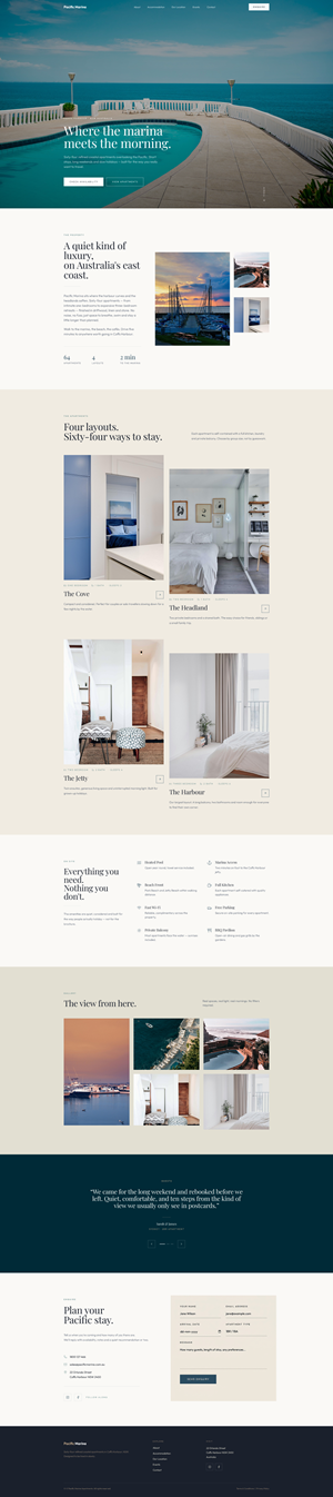 Web-Design von stn50431 für Pacific Marina Apartments | Design: #37354805