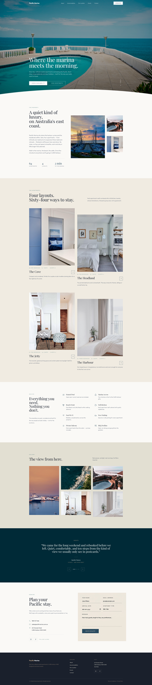 Web-Design von stn50431 für Pacific Marina Apartments | Design: #37354807