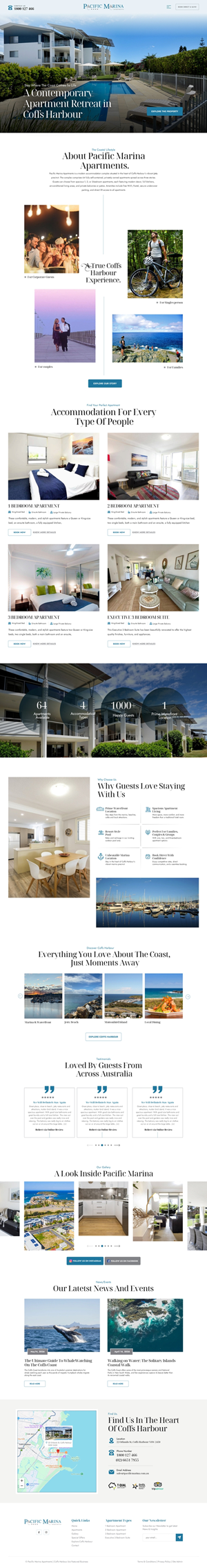 Web-Design von Reimagine für Pacific Marina Apartments | Design: #37349394