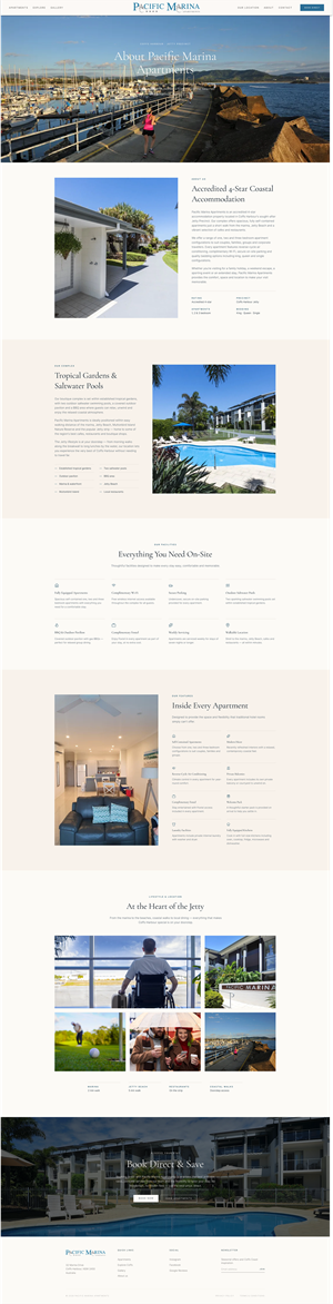 Web-Design von ancineha für Pacific Marina Apartments | Design: #37357594