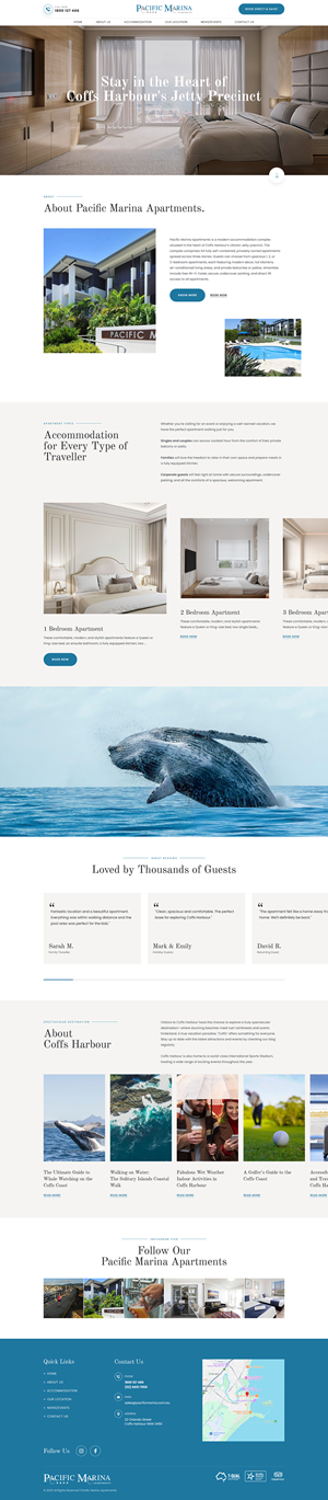 Web-Design von OGMA CONCEPTIONS für Pacific Marina Apartments | Design #37349304
