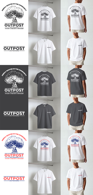 T-shirt Design by H_Lone-Wolf for The Outpost | Design: #37355225