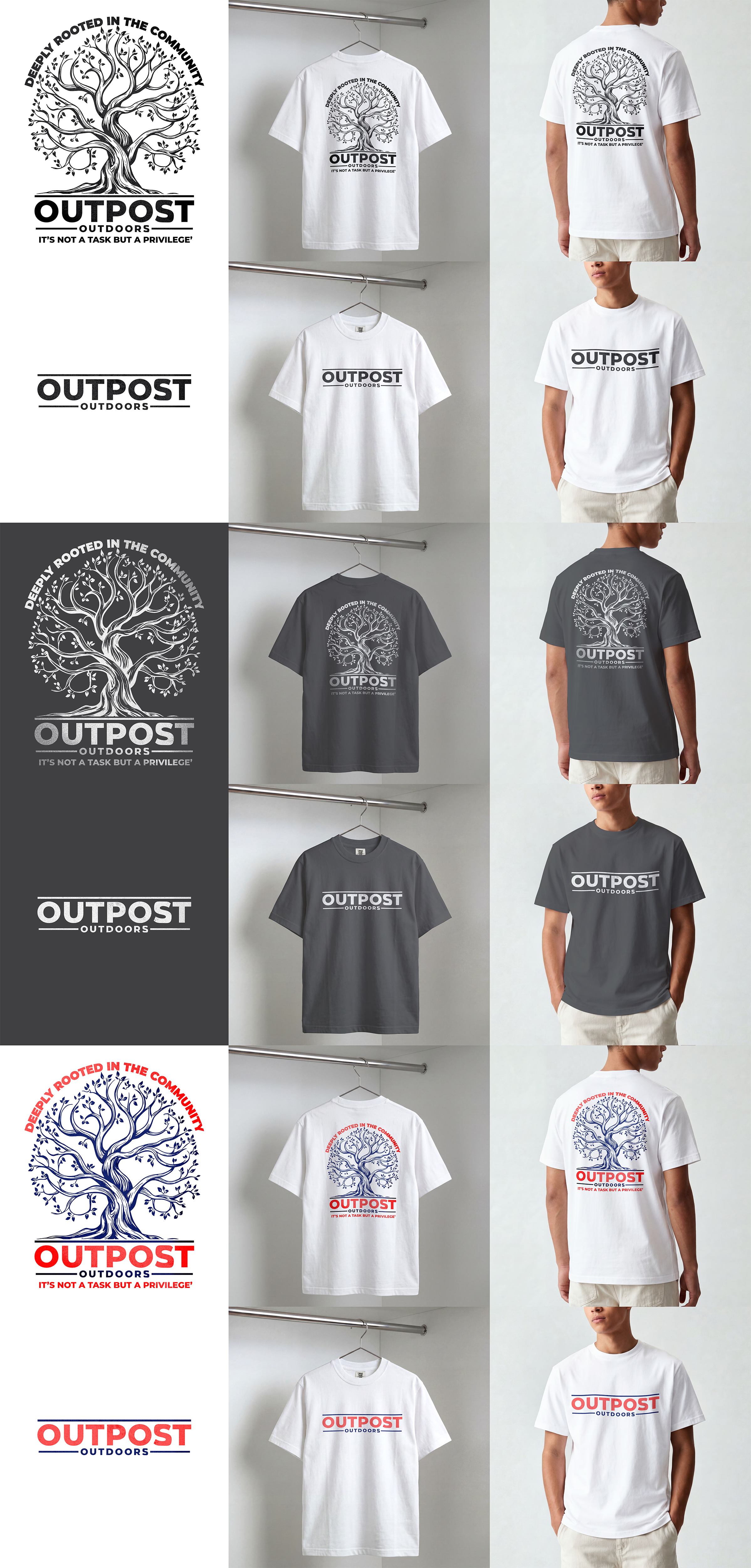 T-shirt Design by H_Lone-Wolf for The Outpost | Design #37355266