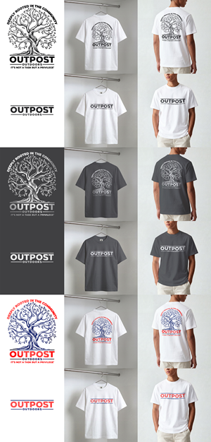 T-shirt Design by H_Lone-Wolf for The Outpost | Design: #37355266