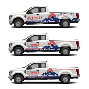 Car Wrap Design by Yoga Tri for The Outpost | Design: #37355279