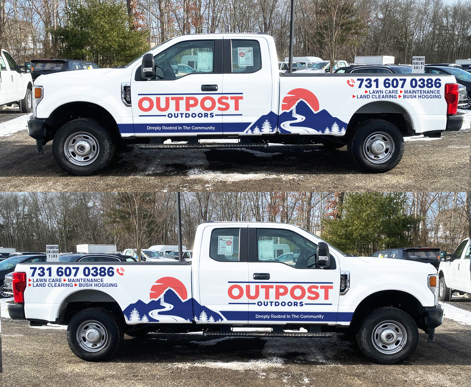 Car Wrap Design by typefdesign for The Outpost | Design #37358874