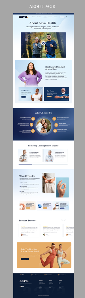 Web Design by Blue Sparrow for this project | Design: #37379107
