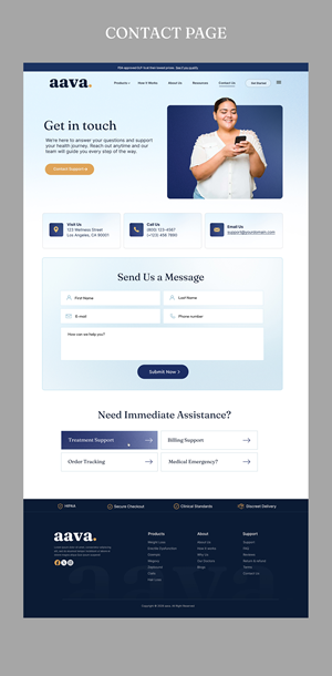 Web Design by Blue Sparrow for this project | Design: #37379108