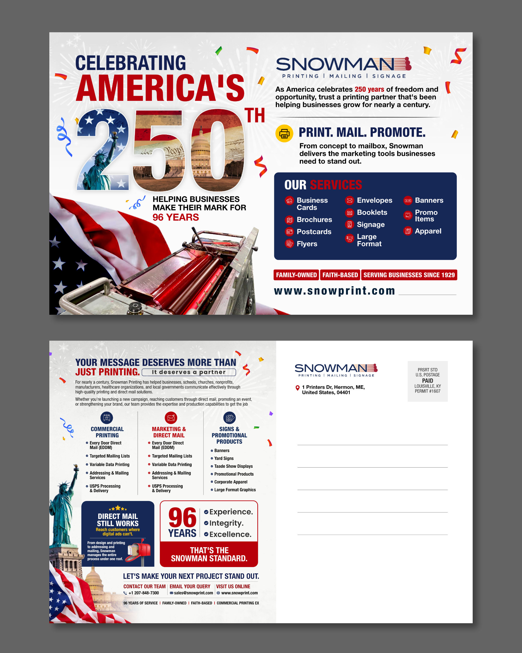 Flyer Design by debdesign for THE SNOWMAN GROUP | Design #37365194