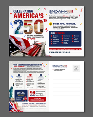 Flyer Design by debdesign for THE SNOWMAN GROUP | Design: #37365194