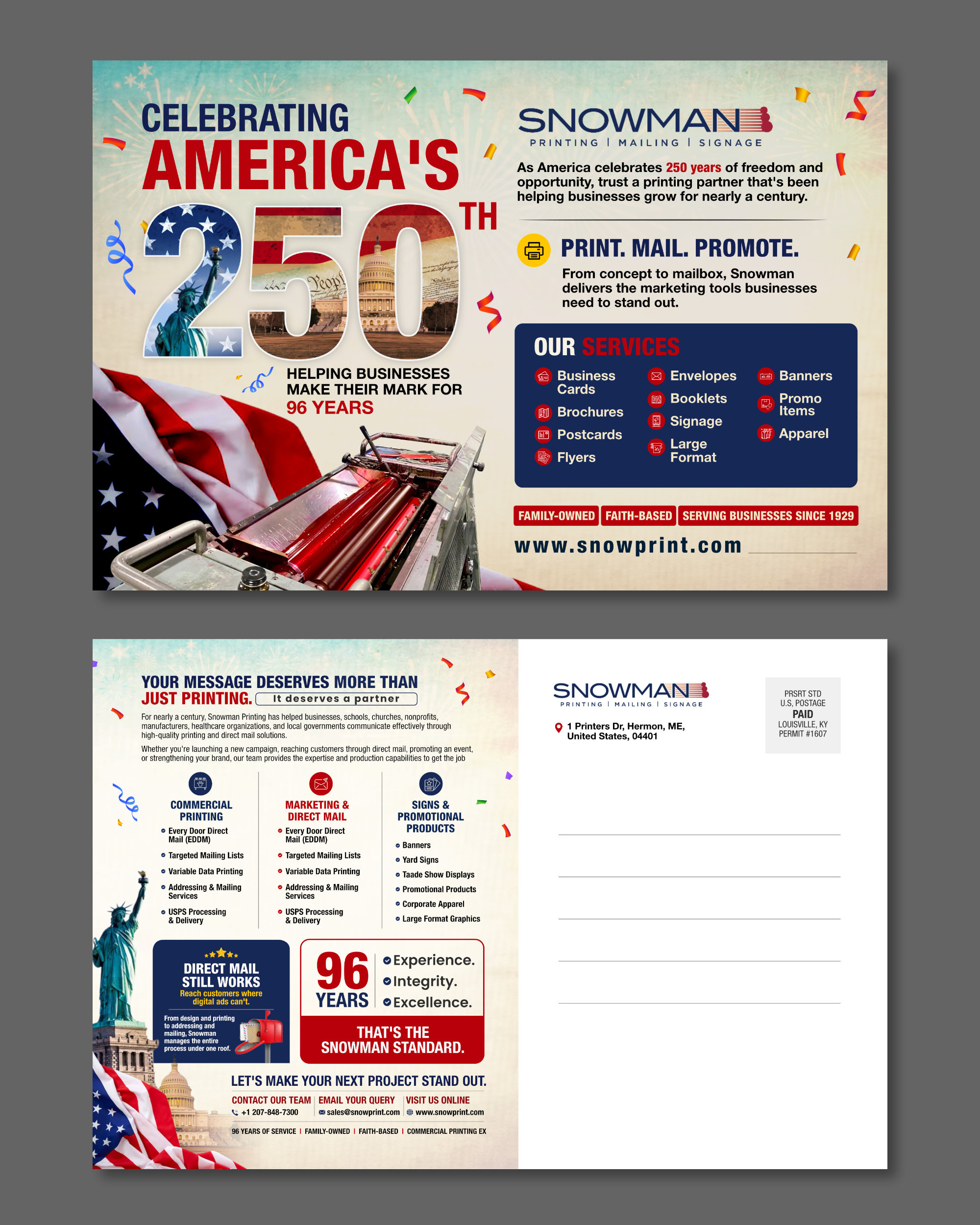Flyer Design by debdesign for THE SNOWMAN GROUP | Design #37365195