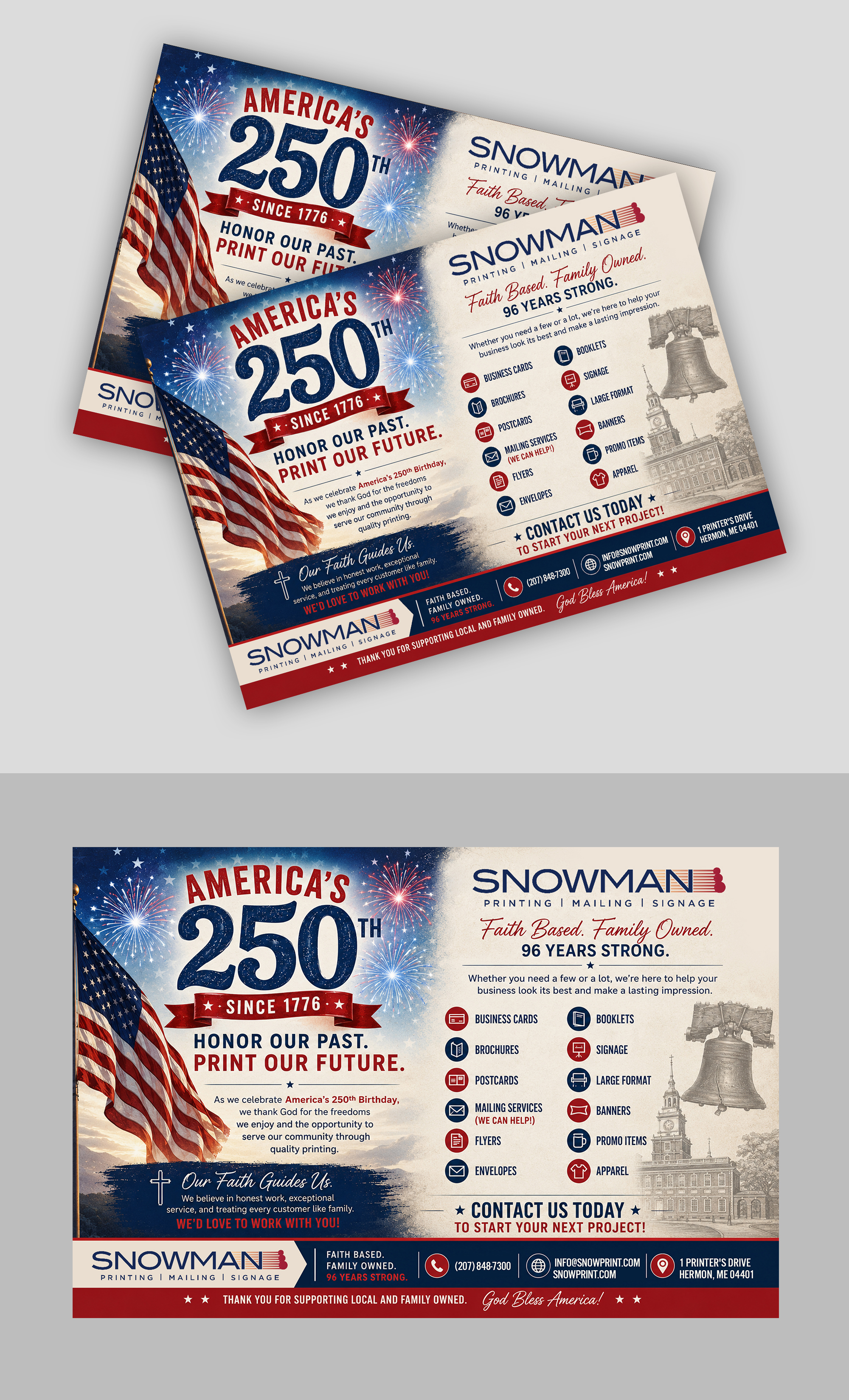 Flyer Design by 123graphics for THE SNOWMAN GROUP | Design #37365746