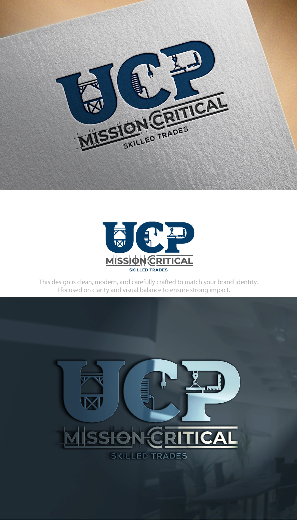 Logo Design by Hamza  Al-Muttalib for UCP Personnel Services | Design #37366991