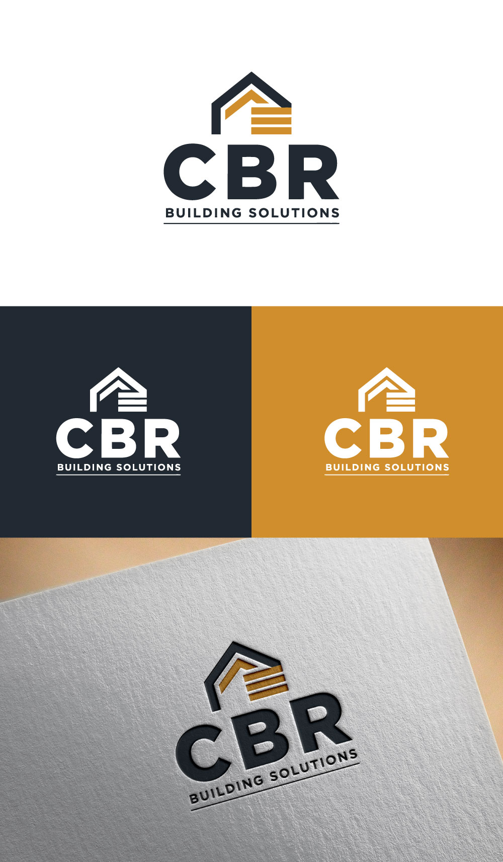 Logo-Design von DesignVerse777 für CBR Building Solutions  | Design #37394091