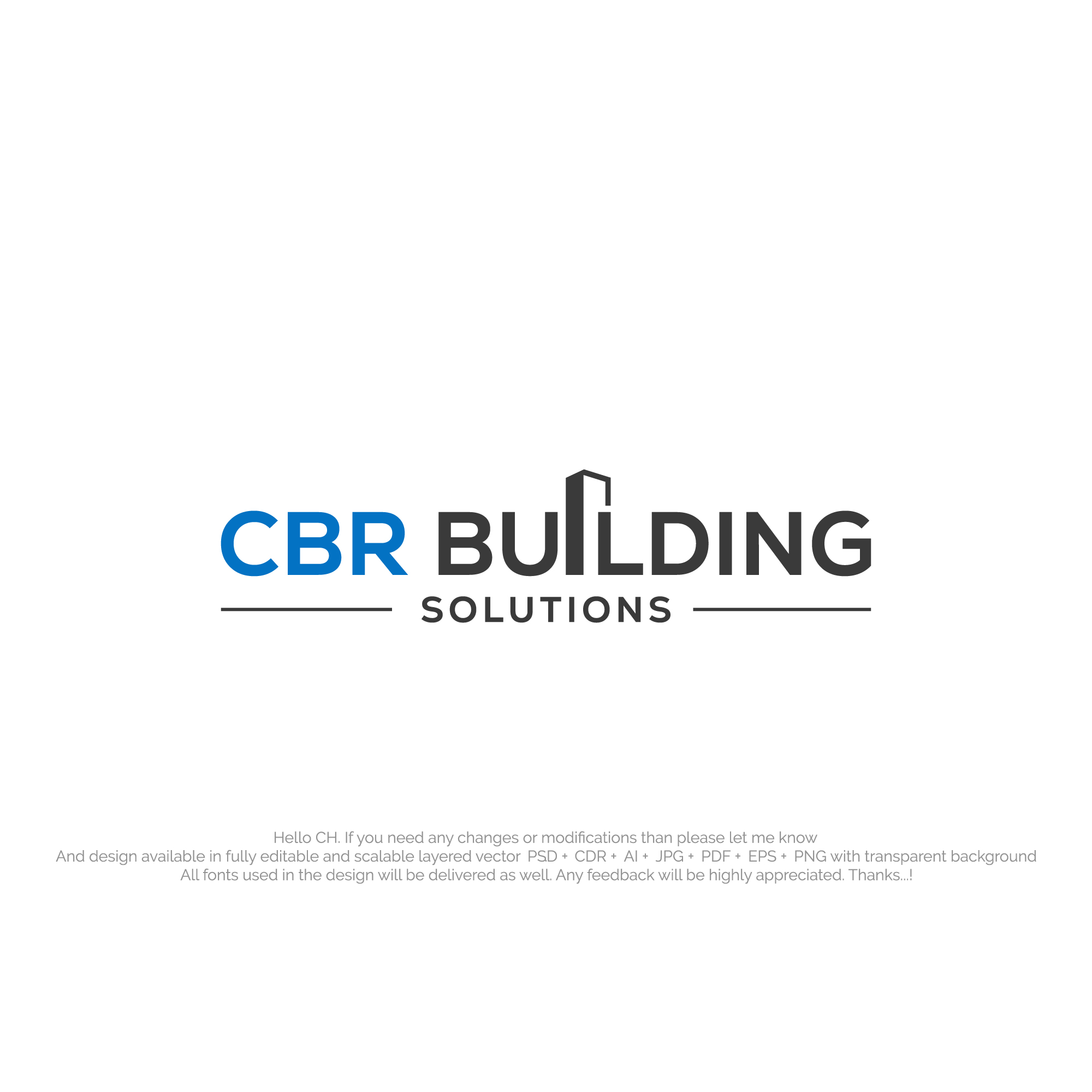 Logo Design by NexaBrand for CBR Building Solutions  | Design #37391843