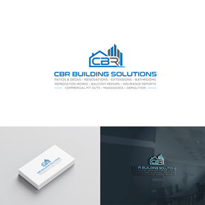 Logo Design by yoossefMaroc for CBR Building Solutions  | Design: #37380817