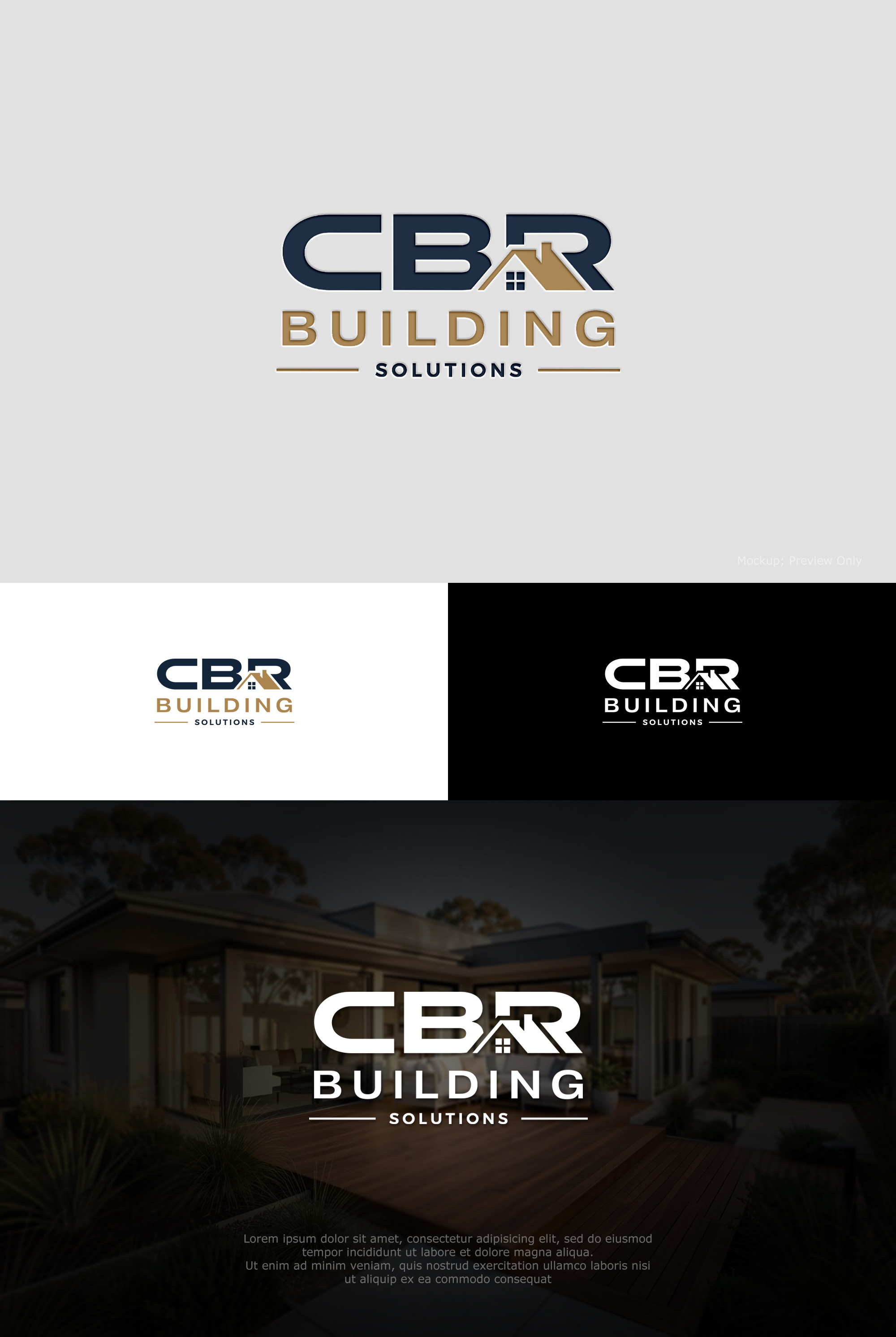 Logo Design by Kejo87 for CBR Building Solutions  | Design #37388449