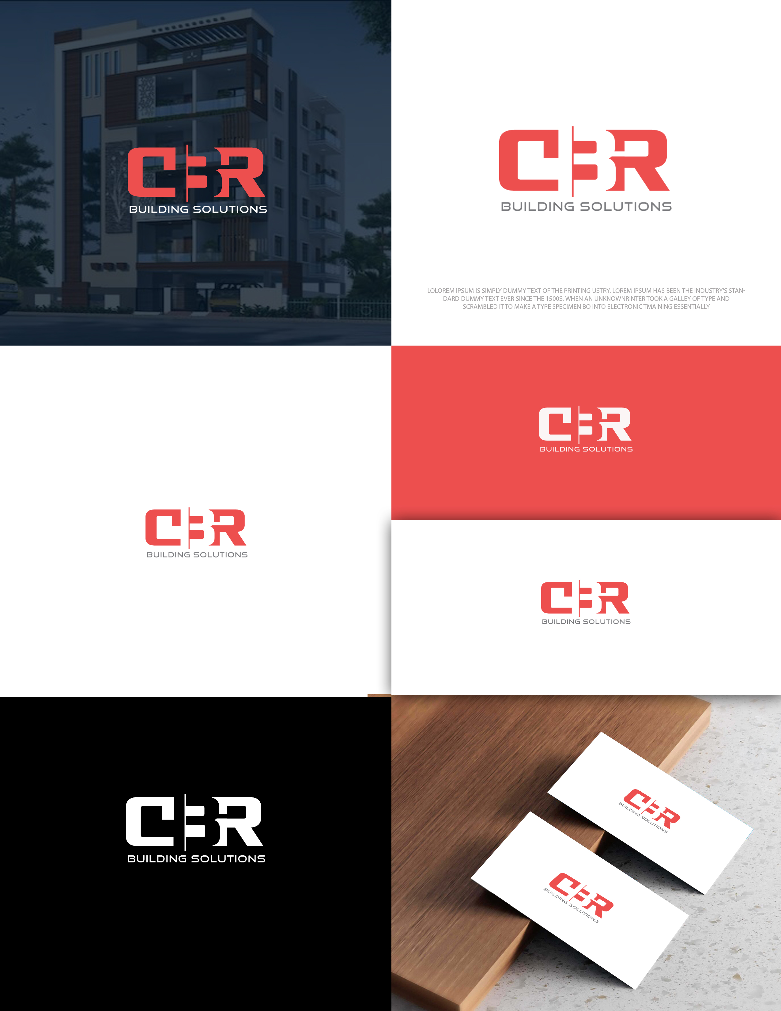 Logo Design by zebronicgraphic for CBR Building Solutions  | Design #37373346
