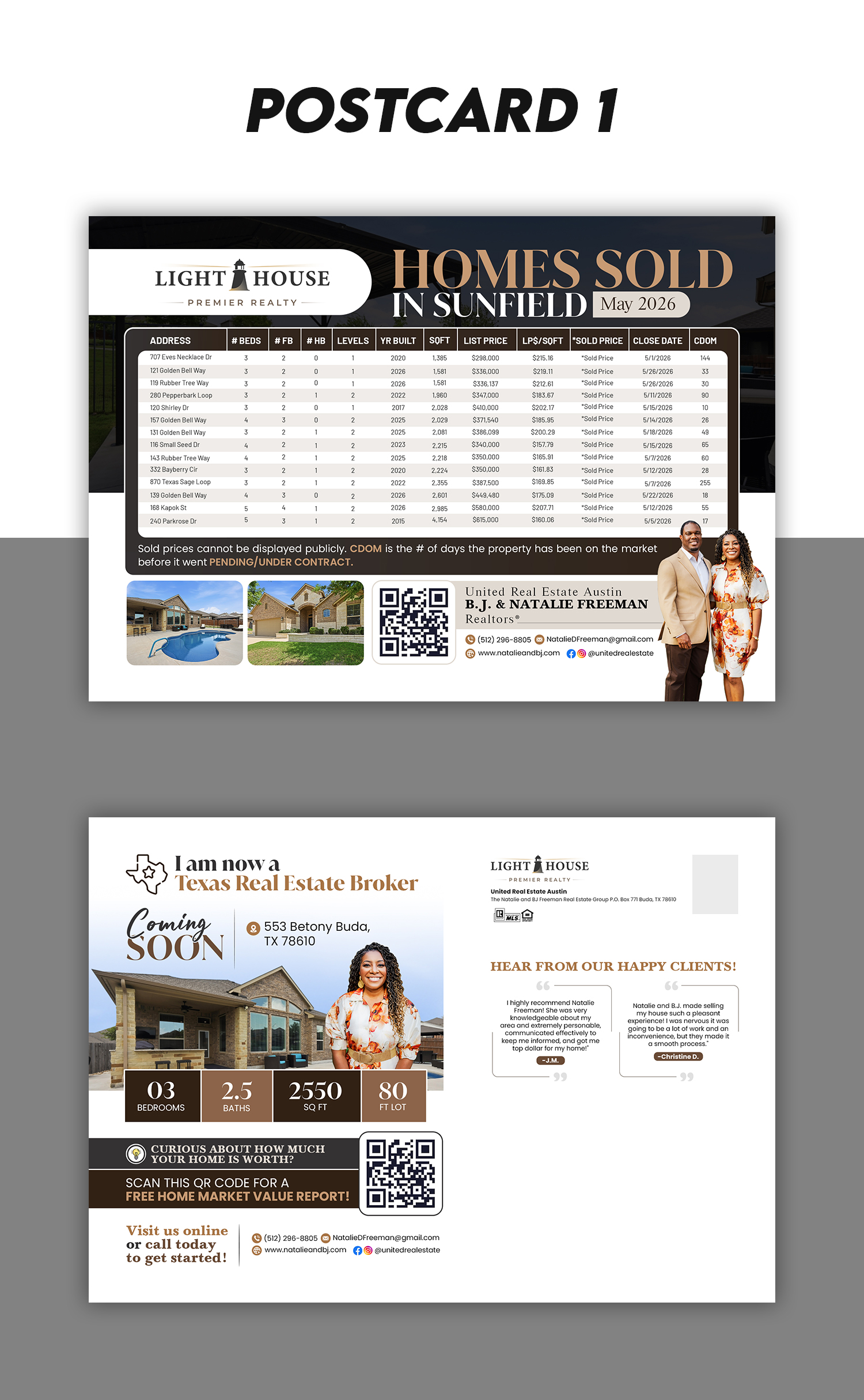 Postcard Design by debdesign for this project | Design #37382635