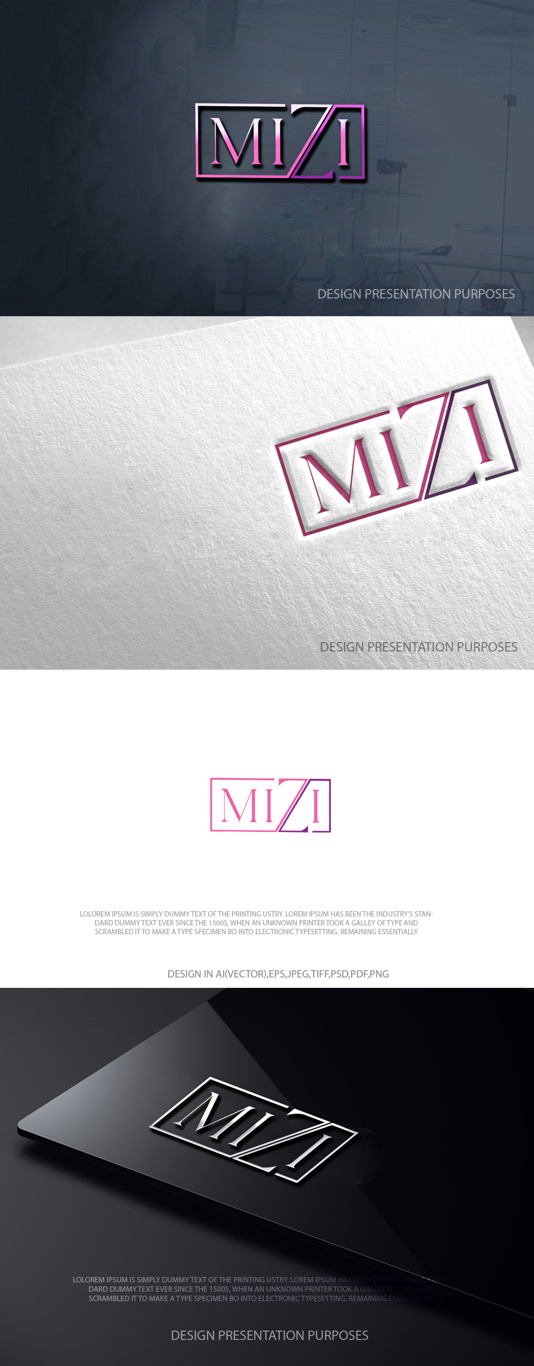 Logo Design by zebronicgraphic for mizi | Design #37373688