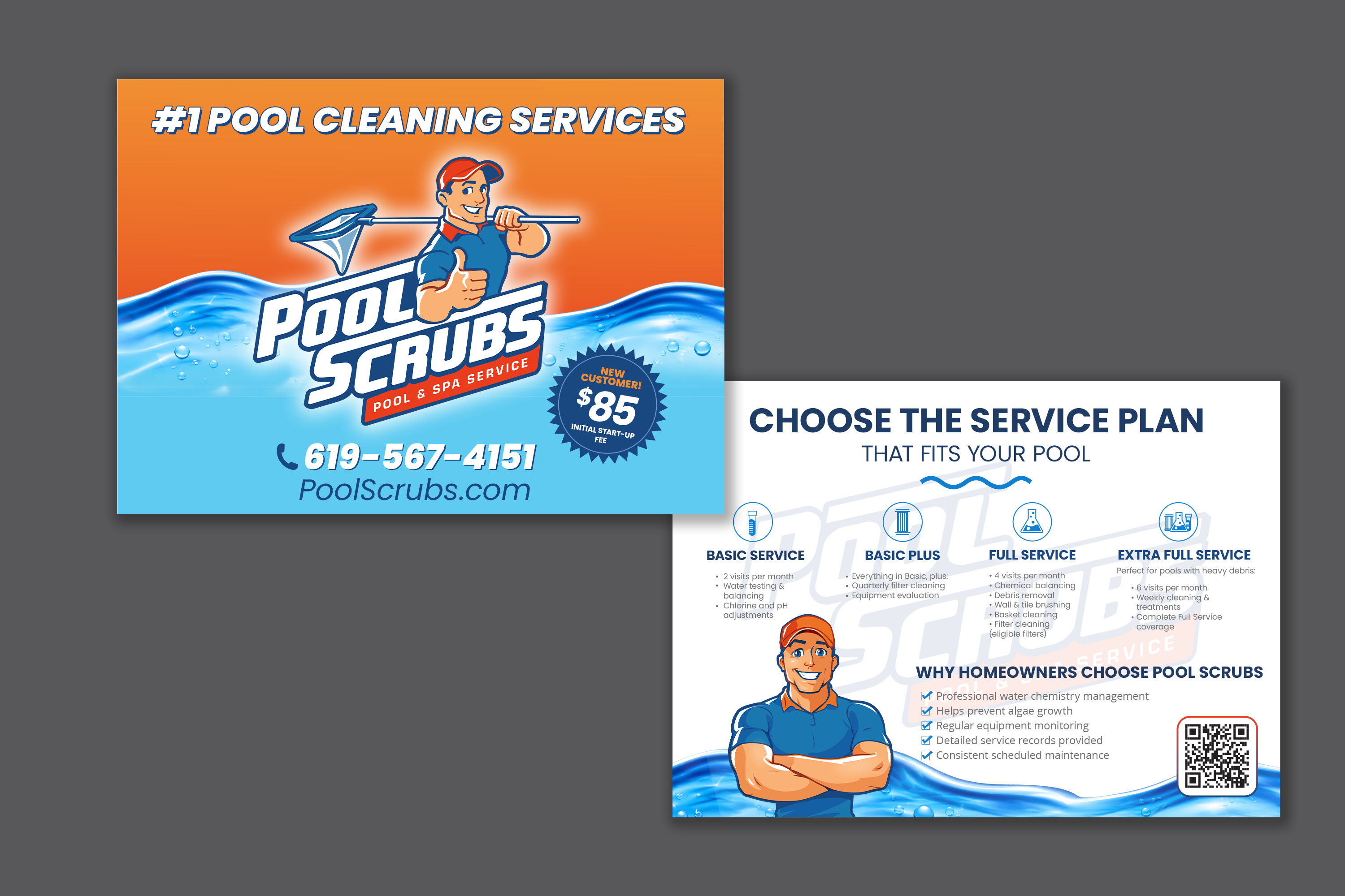 Design de Carte Postale par Andrés Sebastián pour Pool Scrubs | Design #37388761