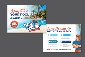 Postkarten-Design von Andrés Sebastián für Pool Scrubs | Design: #37392031