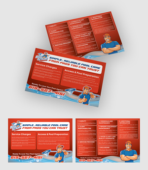 Postkarten-Design von Talha Ahmad für Pool Scrubs | Design: #37383740