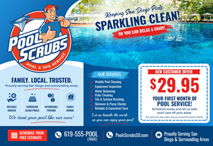 Postkarten-Design von arijit chowdhury für Pool Scrubs | Design: #37389856
