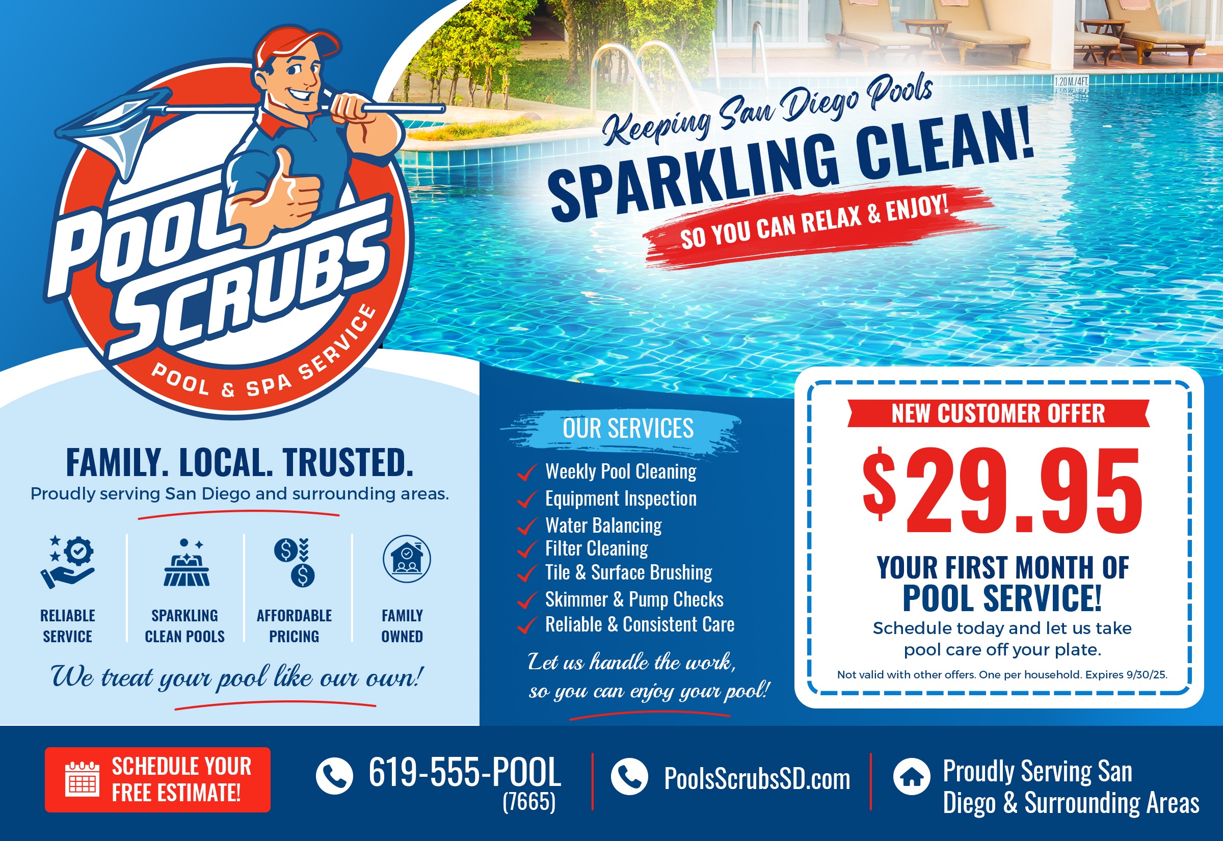 Postkarten-Design von arijit chowdhury für Pool Scrubs | Design #37389857